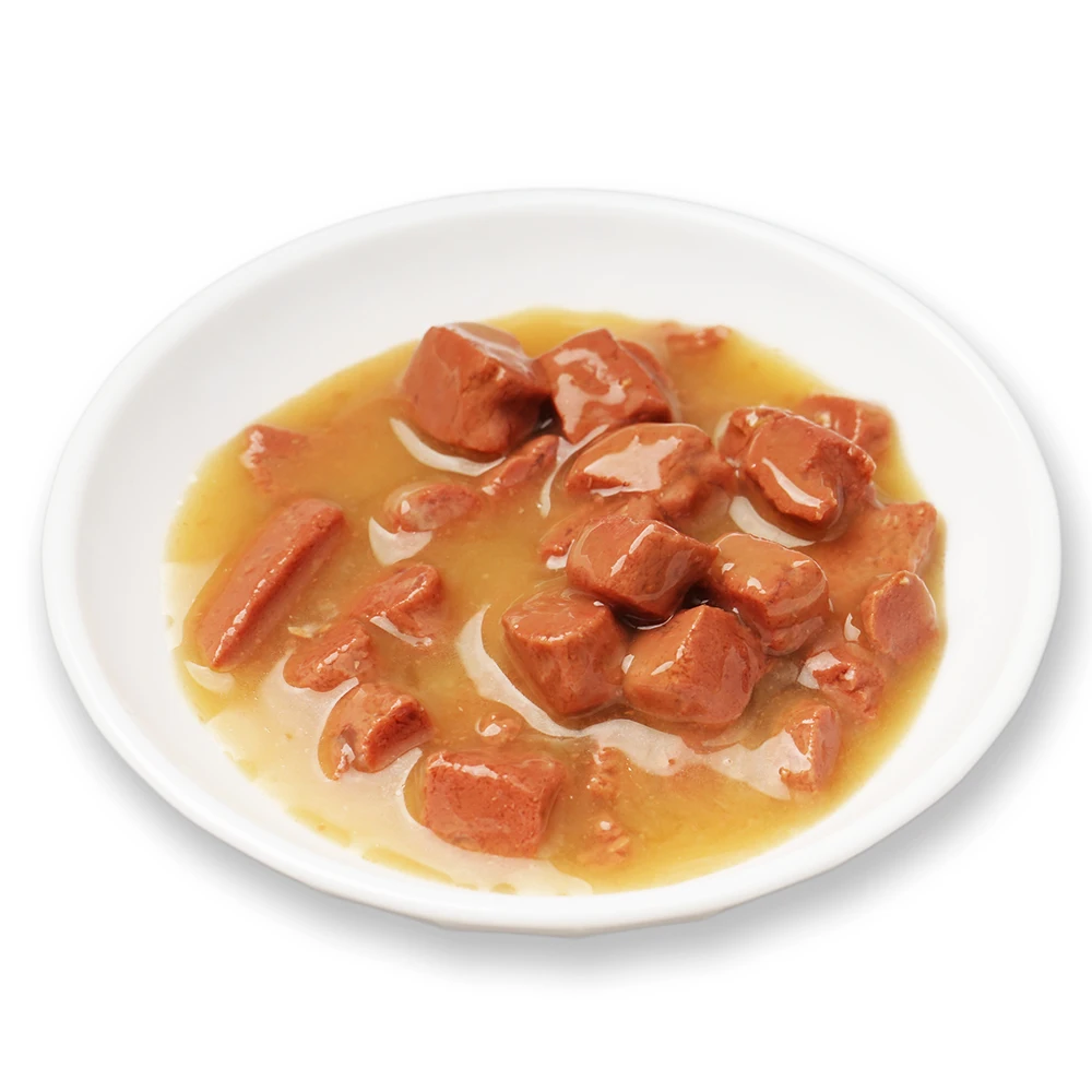 China Manufacturer 375g Juicy Chicken Flavor Pet Treats Wet Dog Food