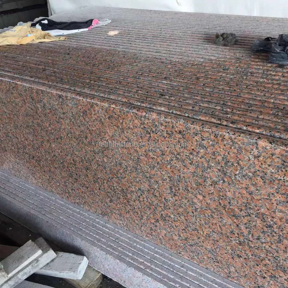 custom natural g562 maple red polished granite floor tiles slabs