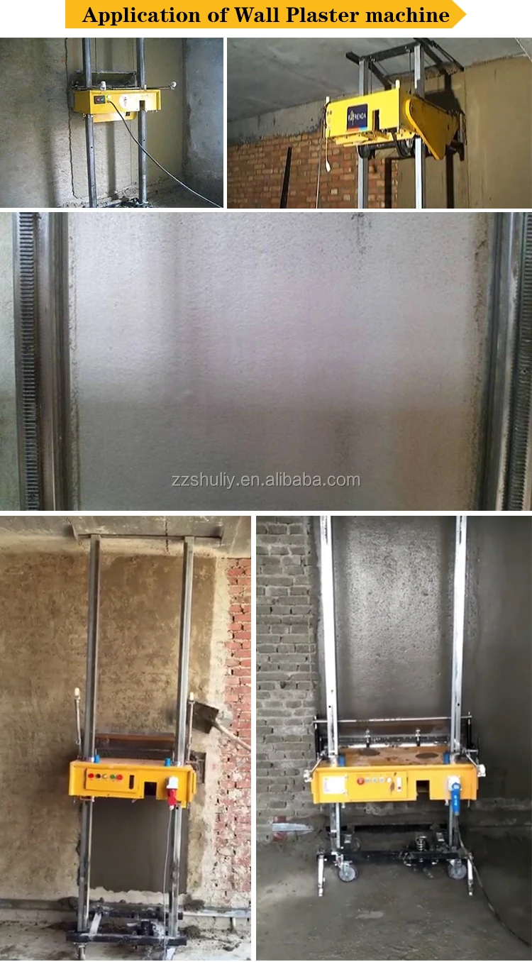 china supplier automatic wall plastering and rendering machine price