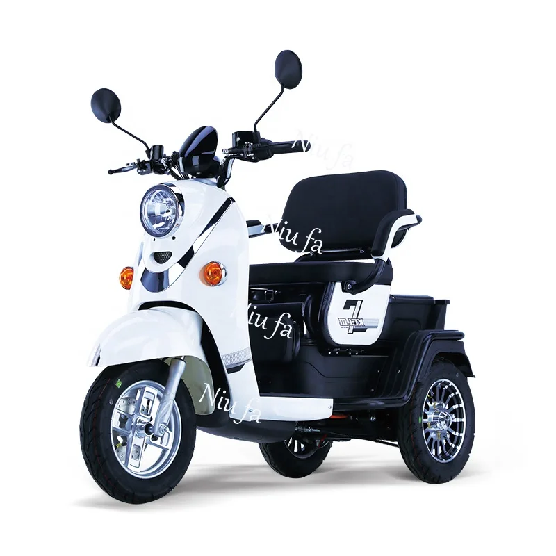 2021 10inch fastest old people disabled 48V/60V 20AH tricycle 3 wheel 500W electric mobility scooter