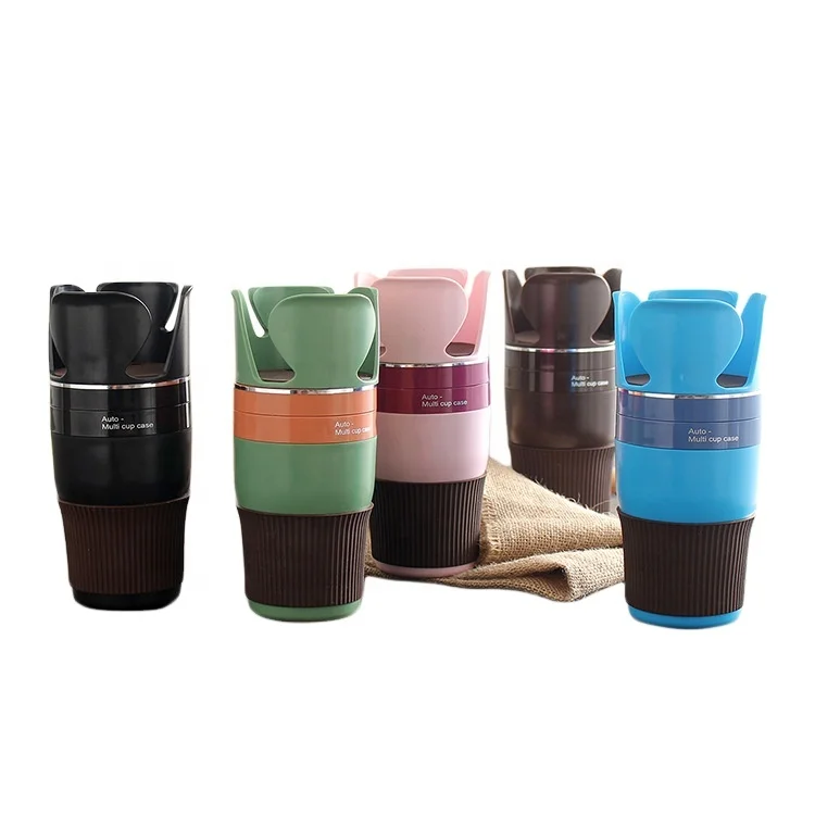2021 plastic 5 in 1car cup holder car cup holder extender adapter multifunctional car water cup holder  car accessories