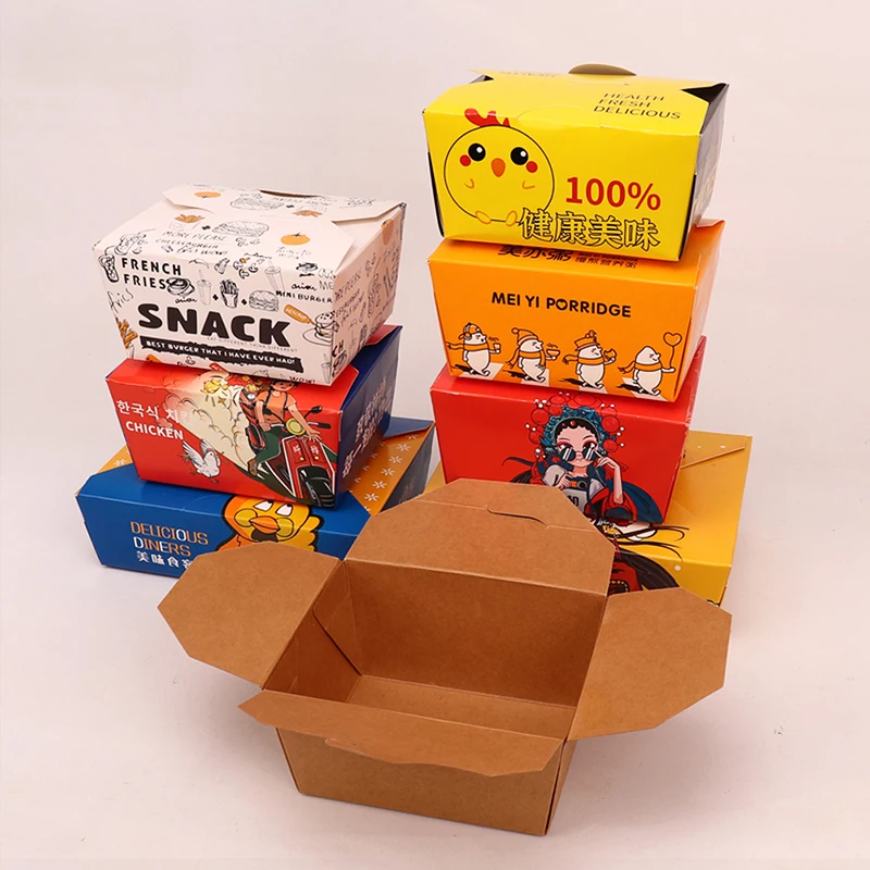 Eco Friendly Durable Natural Custom Logo Pack Folding Shipping Mailing Kraft Paper Box Custom Logo Printed Paper gift Box