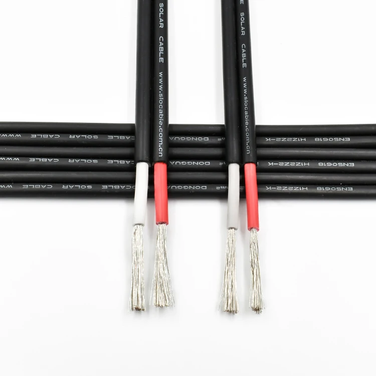 Dual Wall Insulation 10awg Enameled Copper Wire 6mm2 xlpe/xlpo Cable Price Oil Resist PV DC Solar Wire Cable