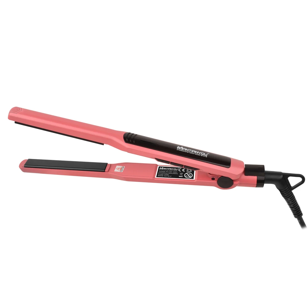 Professional Hair Flat Iron 360 Degree Swivel Power Cord for Hair Straightener Instant Heat-up 450F  Titanium Flat Iron