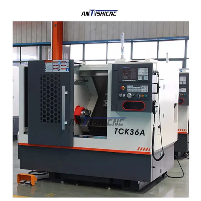 ANTISHICNC TCK36A CNC Lathe Machine for Metal Slat Bed CNC Lathe Machining Parts TCK46A TCK56A TCK66A China Turning and Milling