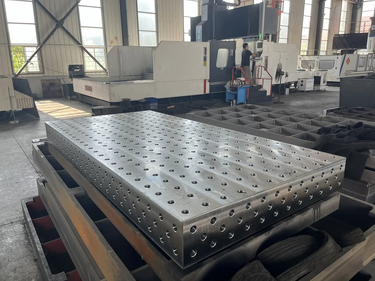 Cast Iron Welding Table, Inspection and Measurement Flat Platform, Welding Assembly Clamp To