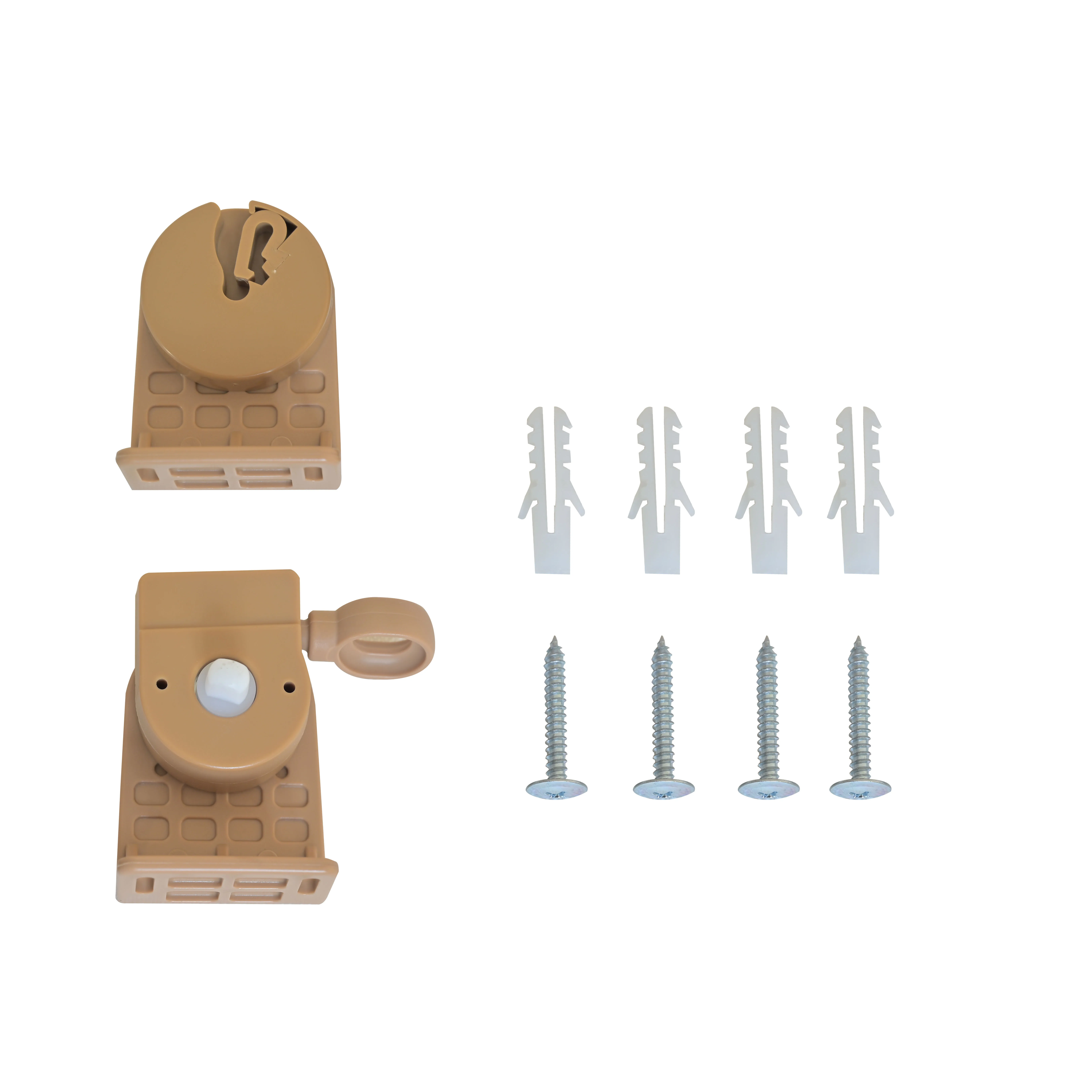 Modern Design Cordless Windproof Bamboo Like Rocker Roller Blinds