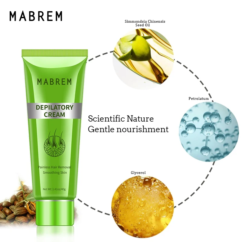 Mabrem для мужчин и женщин для удаления волос на теле и смягчающее действие на кожу рук нога выпадения волос крем для депиляции очистить поры удаление грязи подмышки по уходу за волосами 40g