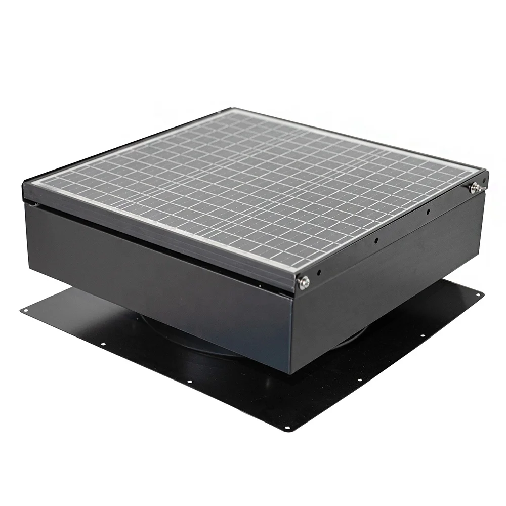 25W New Solar Attic Exhaust Fan For Residential Greenhouse Poultry Farm Ventilation Fan