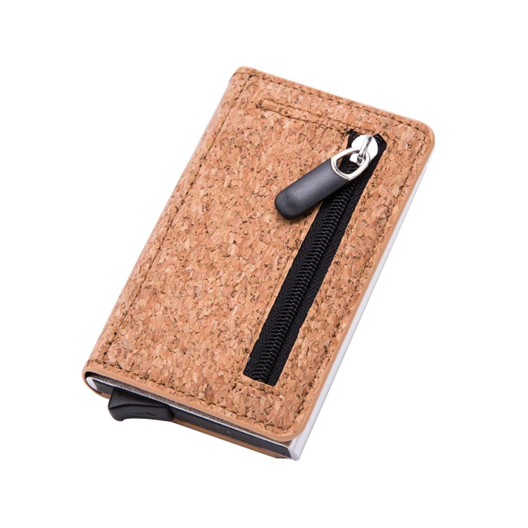 2021 new design RFID cork color card holder wallets for sale