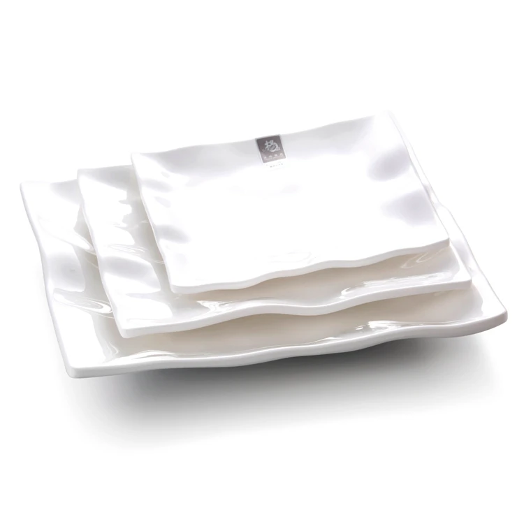 Square Chinese Restaurant Melamine Tableware Set