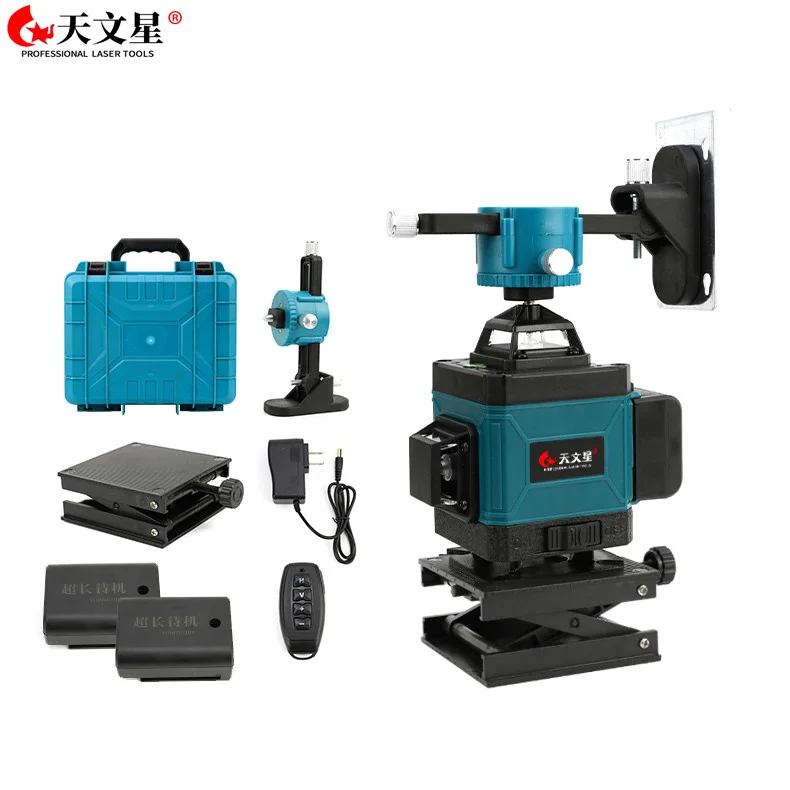 Professional Multi Line 3D Laser Level 360 Green Laser Line Level 12 Line Laser Level