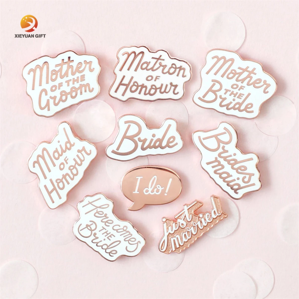 Badge factory custom design style shiny fashion brooch metal soft hard enamel badge lapel pin