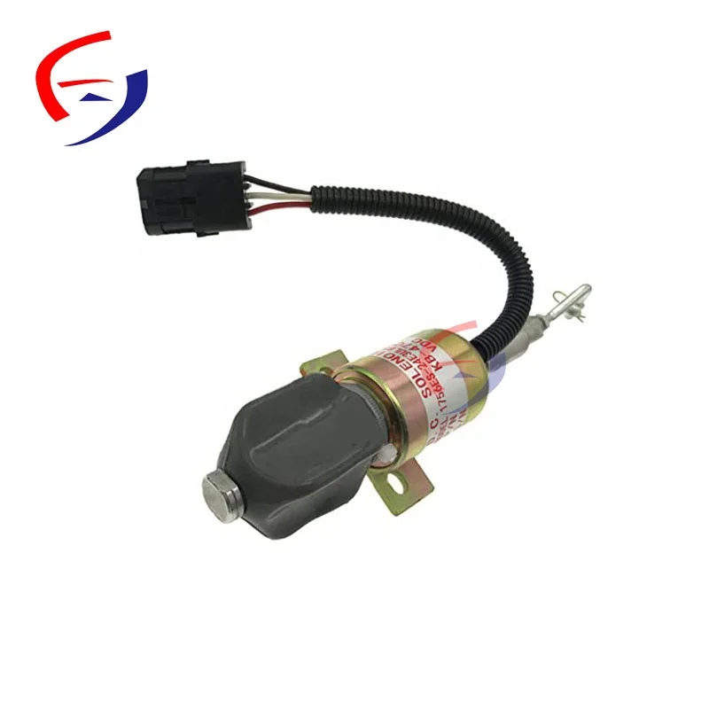 Stop Solenoid 3776910 1-81900-227-0 1819002270 24V Diesel Engine Parts Stop Solenoid for Isuzu 4BG1 6BG1  Zax55 Sk75-8