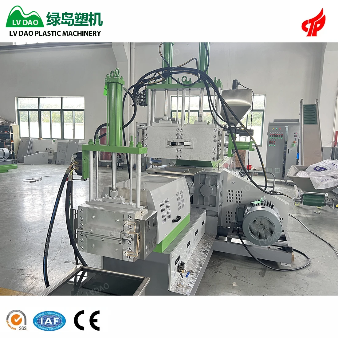 Lvdao Newest Factory Direct LDPE/HDPE/PP PLastic Pellets Granules Recycling Machine for Washing Line