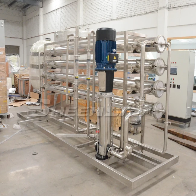 Industrial RO drinking pure water treatment machine plant with price / reverse osmosis water purification equipment