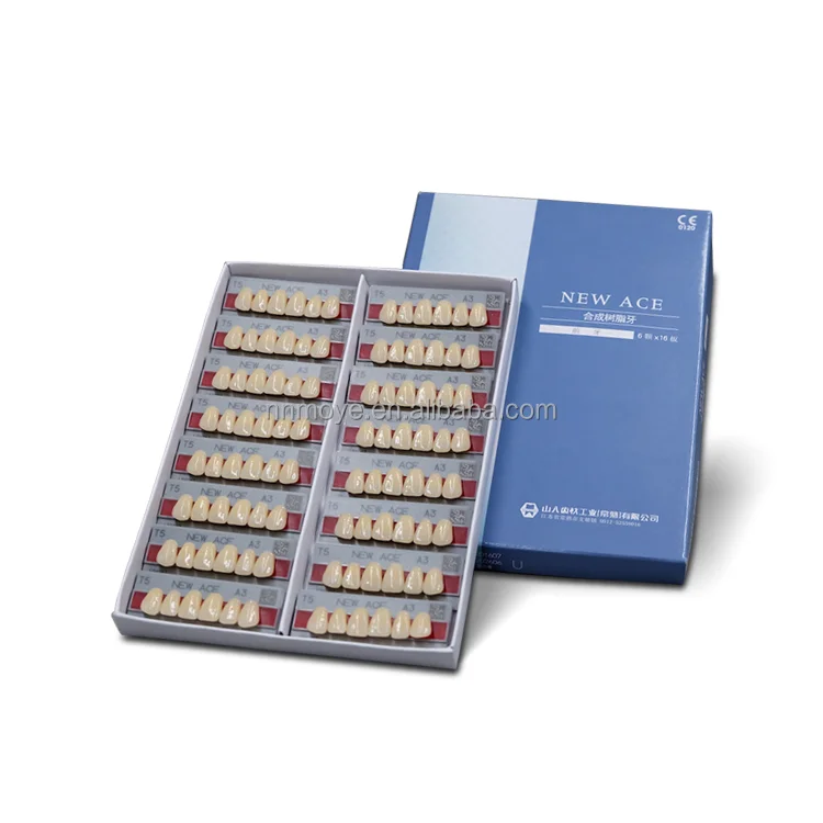 Фабрика синтетическая смола зубы акриловые зубные производители