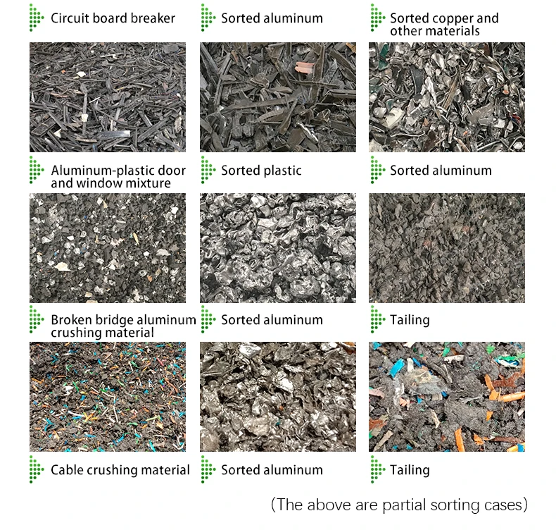 Aluminium skipping metal crusher scrap copper wire separator environmental machinery