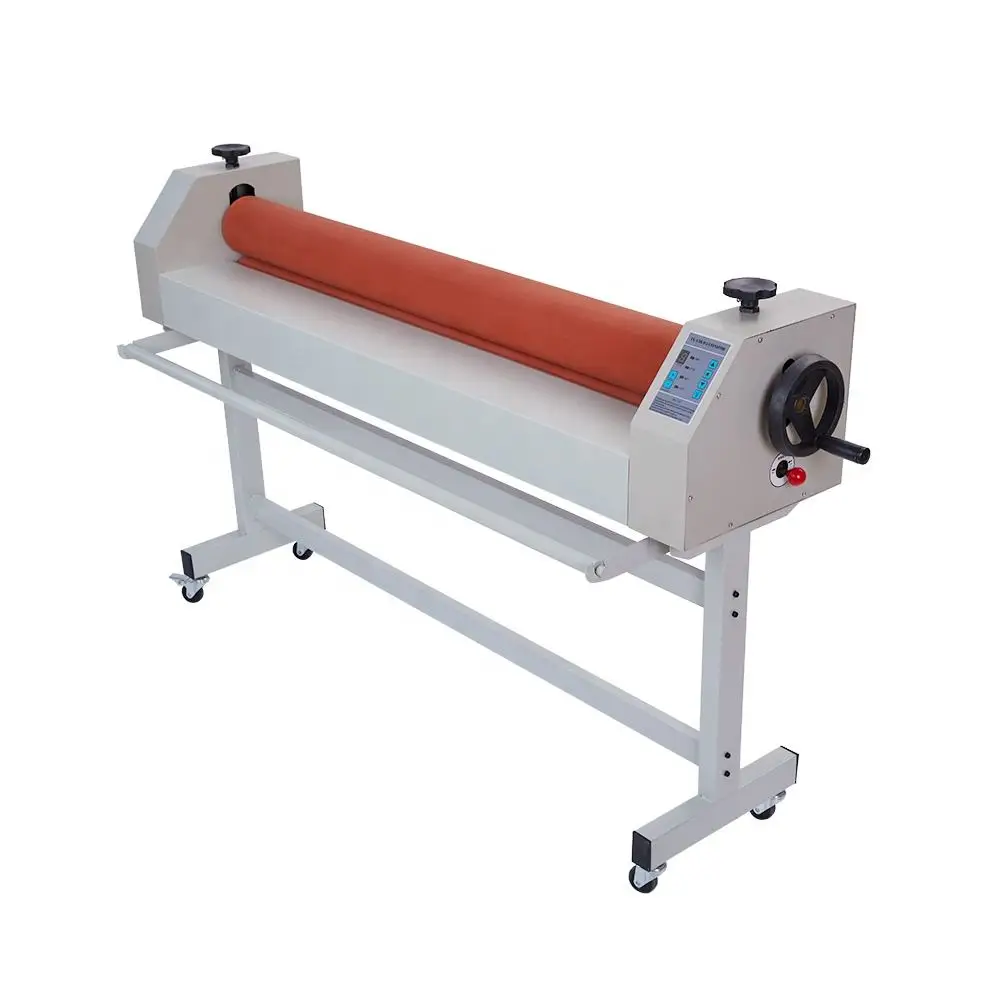 2 in 1 51 Inch Electric Manual Laminator Cold Roll with Stand