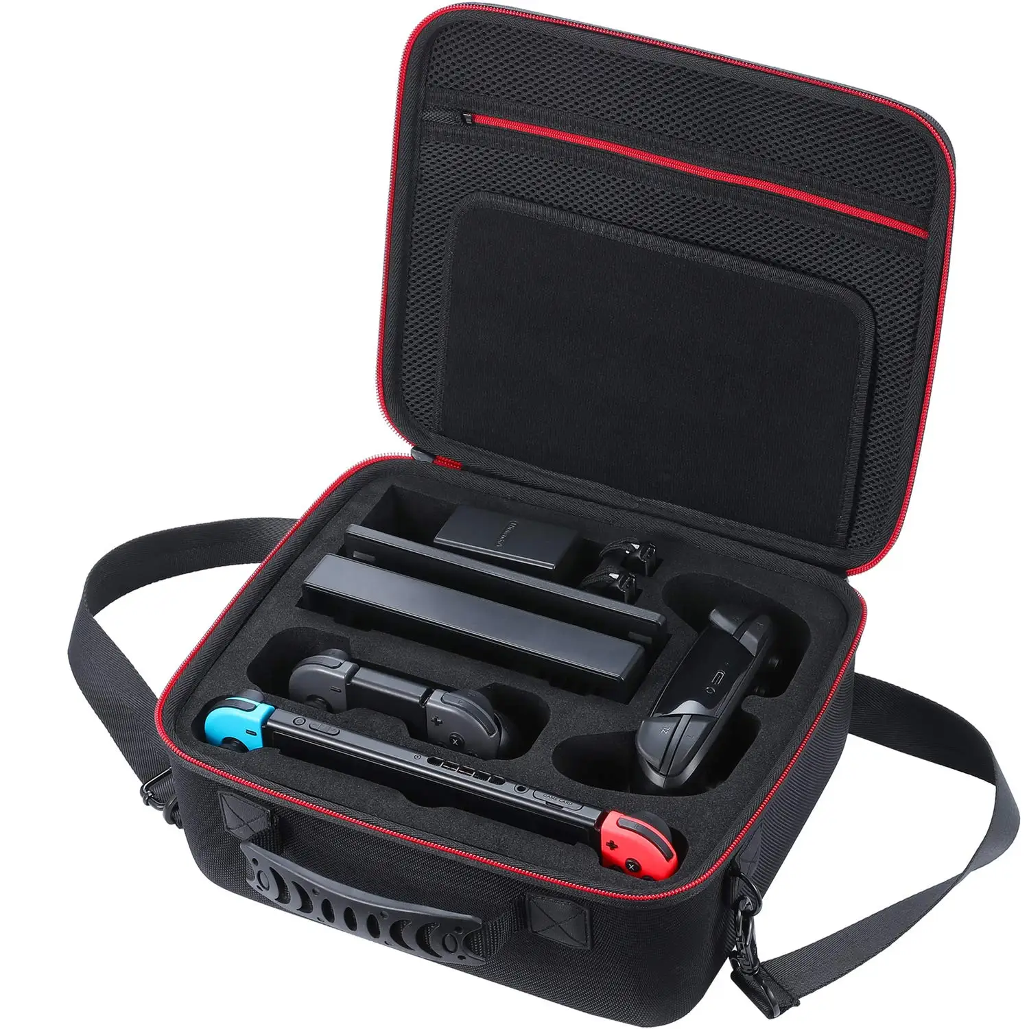 
Factory Custom EVA Hard Game Case for Nintendo Switch Game Console Controller Accessories Travel Carry Case 