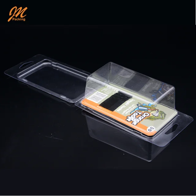 Food Grade Plastic Clamshell Inner Blister Pack Packaging Clear Clam Shell Bubble Blister Packaging Trays PET Box