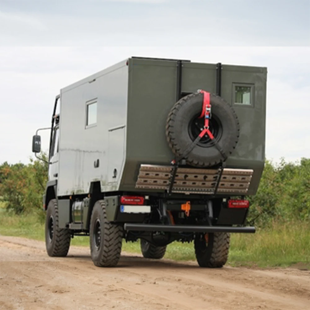 Ecocampor UTE Luxury Offroad Truck Camper Van Motorhomes Fiberglass Expedition Canopy for Camping Expedition Kitchen Features