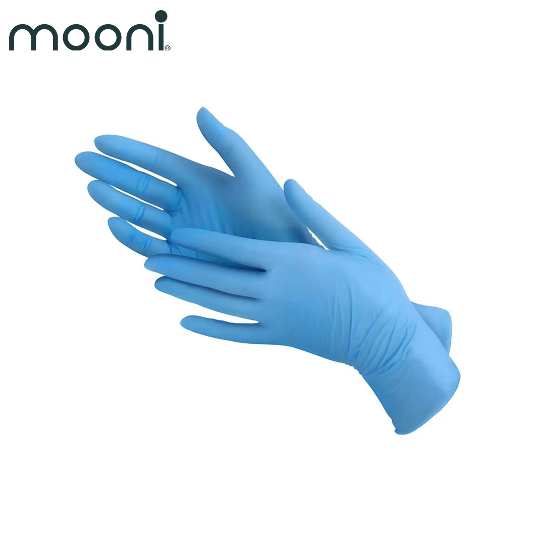 Blue Defender Safety Nitrile Examination Gloves Grade Chemo-Rated Powder Free Compound Vinyl Gloves