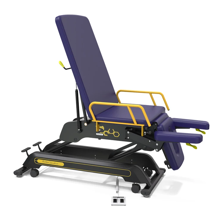 Hemet Premier Cabell Custom Removable Multi-purpose Electric Massage Therapy Bed Treatment Table Physiotherapy Bed with Wheels