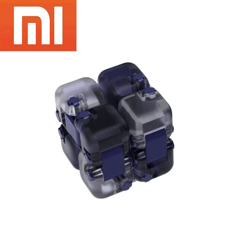 Xiaomi Mitu Colorful Fidget Blind Box Cube Spinner Seven Surprise Fingertip Building Block Bricks Toy Puzzle Assembling
