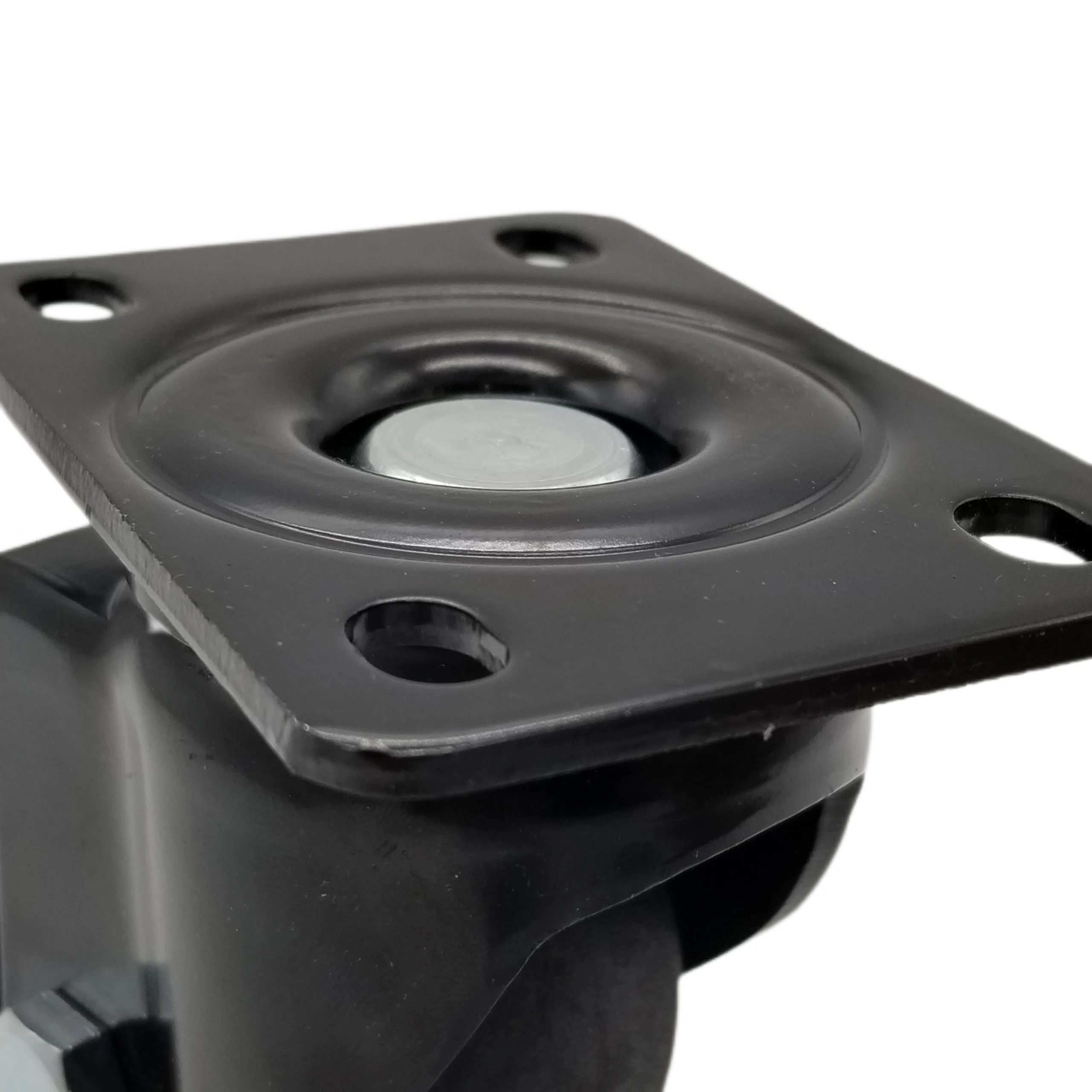 Saving Cost Flat Universal Low Center Gravity Nylon Denim 300KG Hospital Equipment 2.5 Inch Flush Mount Roller Caster