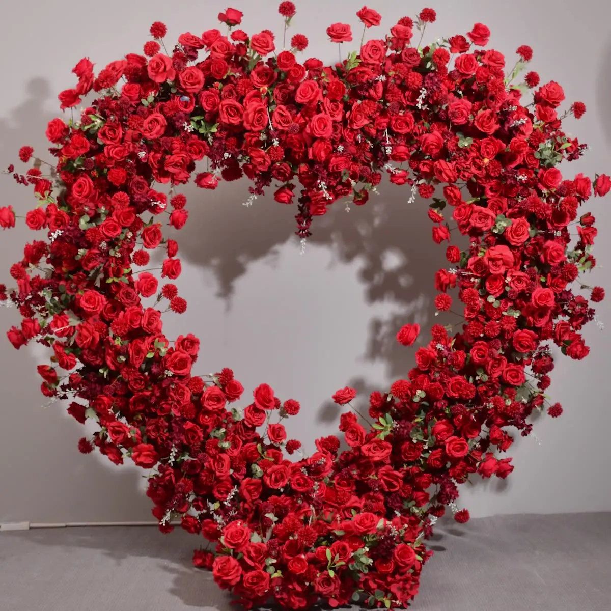 Rose Peony Flower Orchid Wedding Backdrop Arch Frame Decoration Hang Floral Row Runner For Wedding Party Event Flower Decor