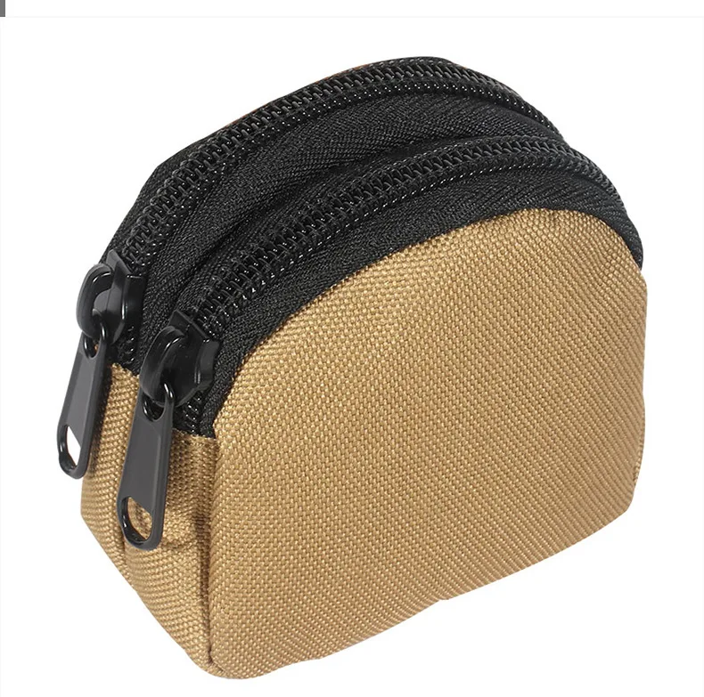 Molle Тактический кошелек унисекс нейлоновый бумажник с карманом для аксессуаров сумка на молнии мини-ключ держатель гарнитуры Кошельки монет