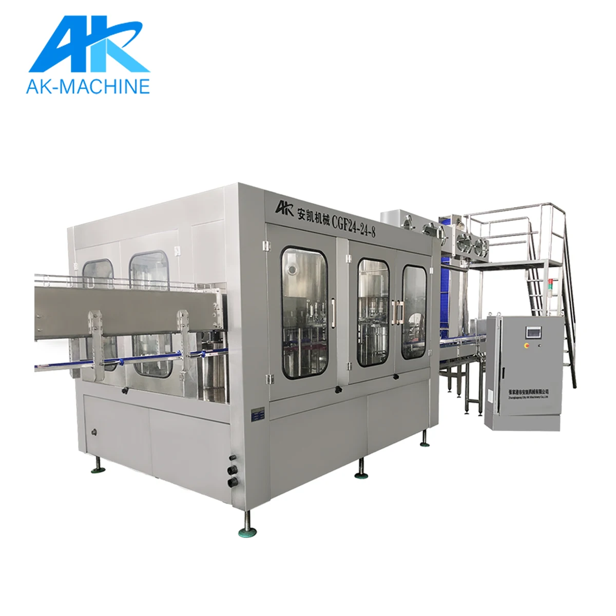 co2 Carbonated Soft Drinks Water Filling Machine Beverage Bottle  Filling Machine
