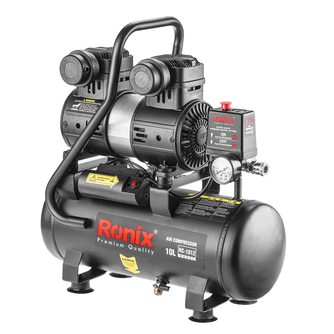 Роникс RC-1012 10L масла бесшумный 1HP мини воздушный компрессор машины