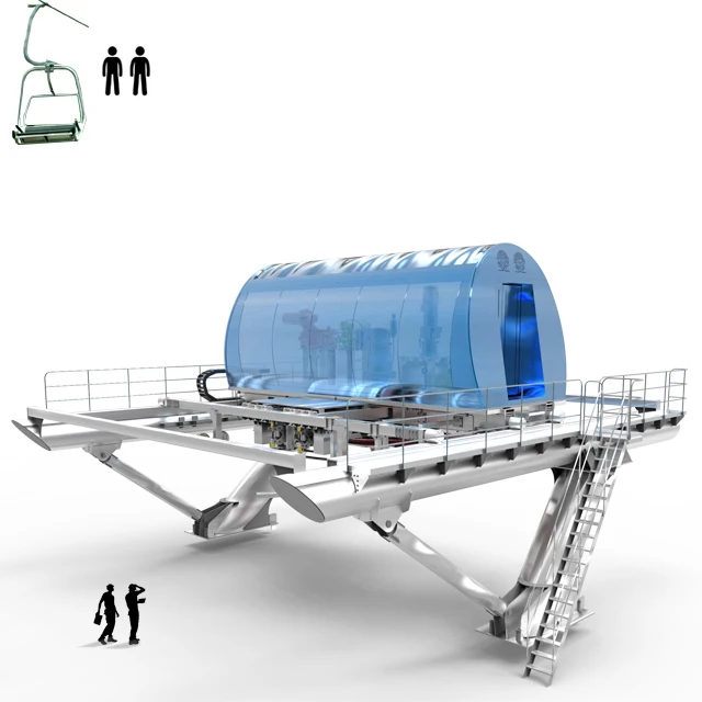 
Two-man ropeway for skiing ground ropeway cabins cable car Cableway manufacturer 