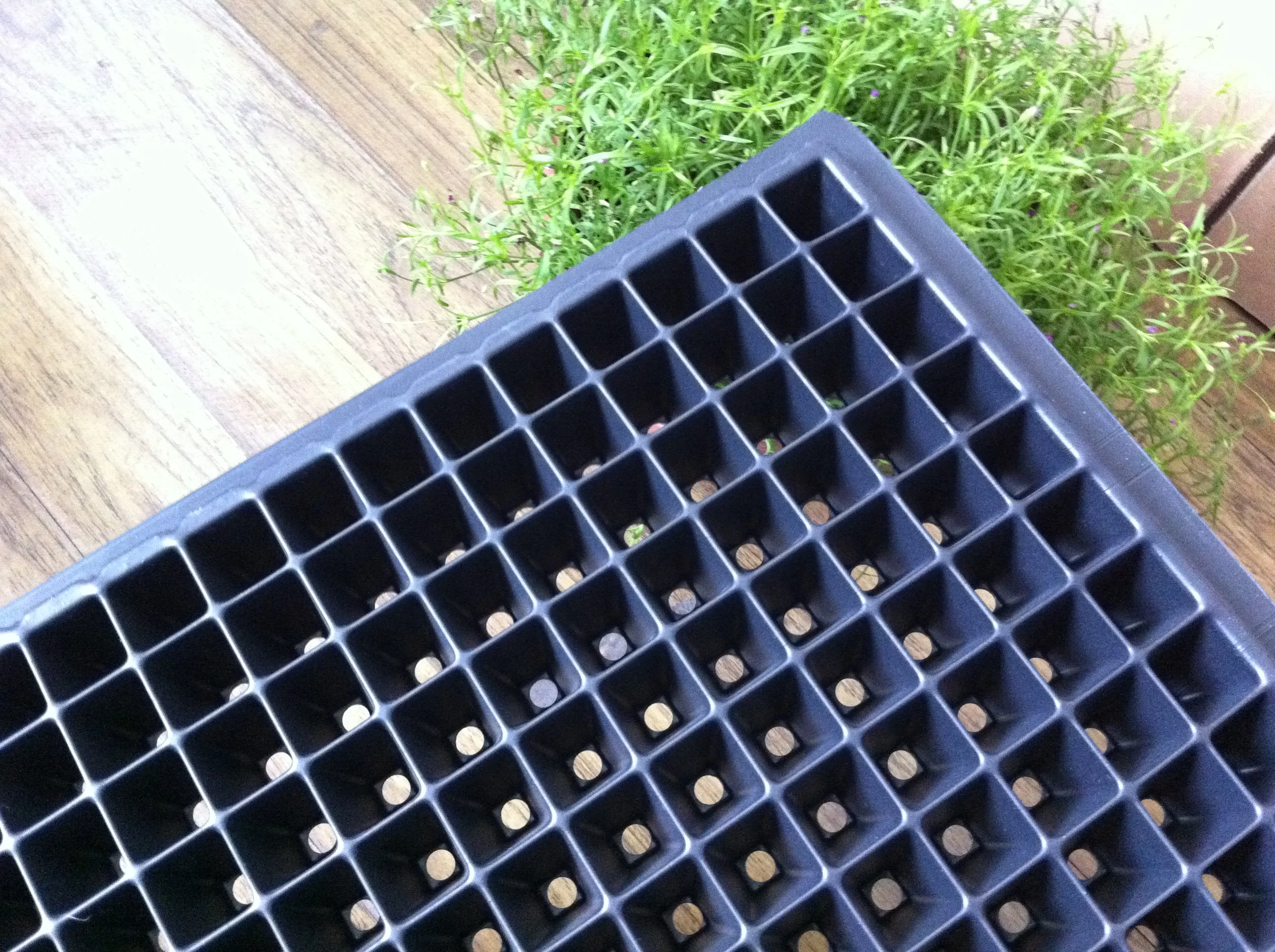 Seed planting plastic seedling nursery tray pots cell seed plant germination growing seed plug 406 cell seedling tray