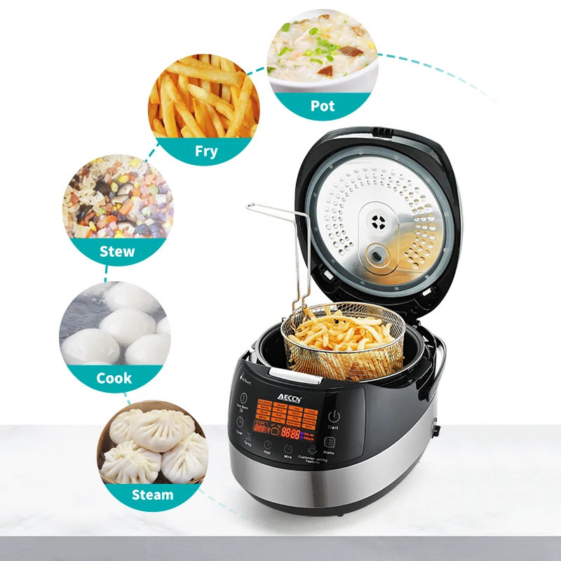 Big Rice Cooker Electric Rice Cooker Multifunction Kitchen deluxe multi digital slow rice cooker