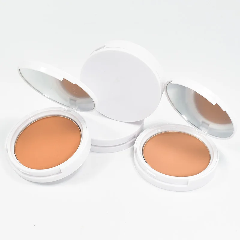 Oil-control Matte Even Skin Tone Face Foundation Pressed Powder Palette Private Label Waterproof Customized Package Female 10G