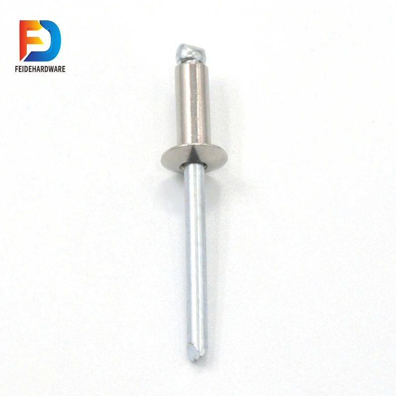 Доступная Заводская оптовая продажа Алюминиевая стальная Водонепроницаемая заклепка с открытым