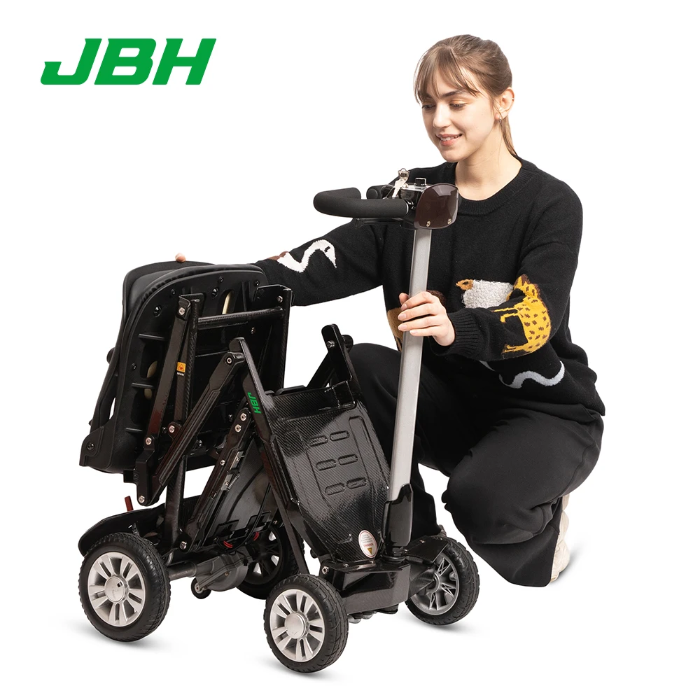 Factory hot selling Elderly Electric 4 Wheel Disabled Handicap Folding Foldable Mobility Scooters