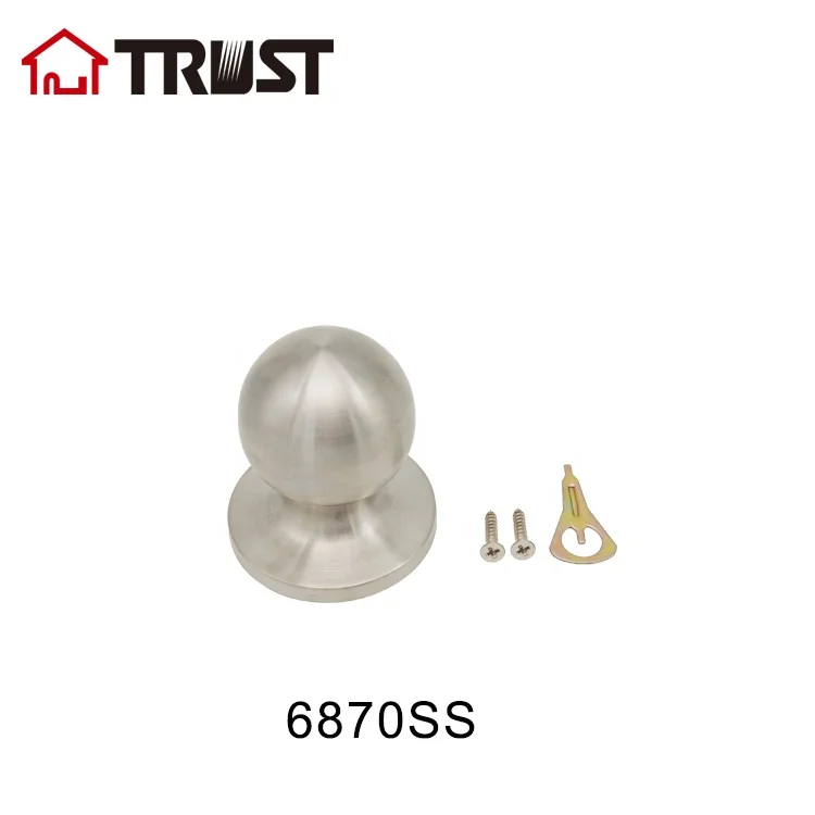 TRUST 6870-SS High Quality USA Standard Door Dummy Cylindrical Knob Lock Door Lock
