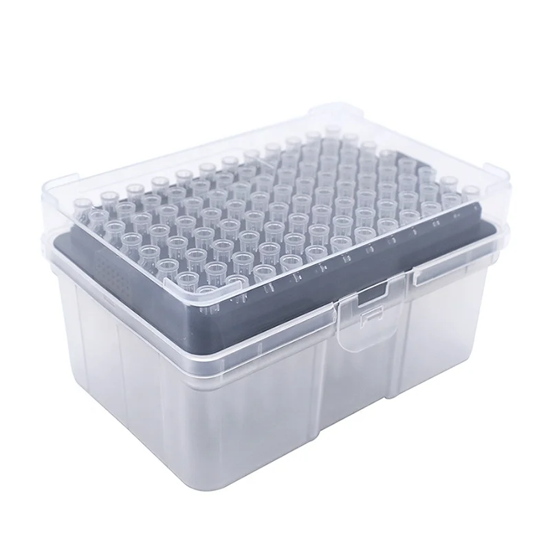 disposable sterile pipette tips Micro Pipette Filter Tips 10ul 20ul 100ul 200ul 250ul 300ul 1000ul 1250ul pipette tips box rack