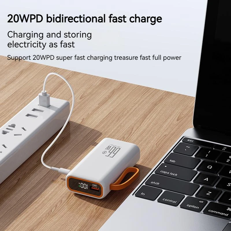 Hot Sale Mobile Power Usb Mobile Power 10000mAh For Smart Phone 3 Input 4 Output Pd Fast Charging Power Bank Keychain