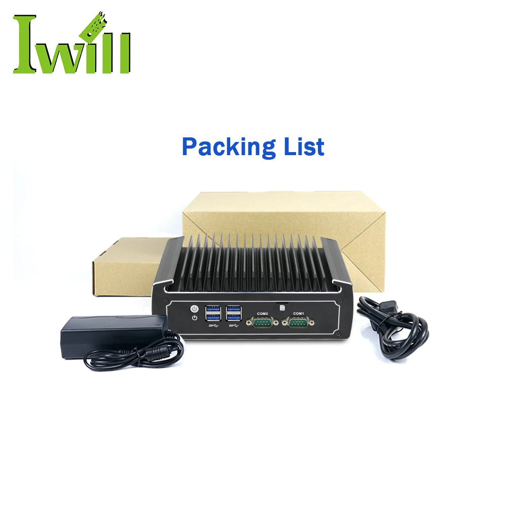 Hot Sell dual lan In-tel i211 i5 10210U Win10 fanless mini pc quad core 6 USB