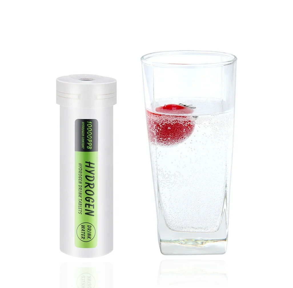 Hydrogen rich drinking hydrogen tablets nano bubbles alkaline water easing fatigue/lassitude/high stress/smokers/drunkenness