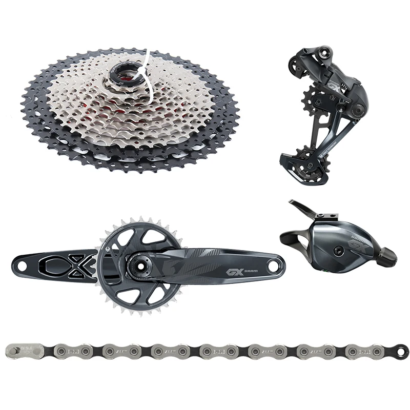2021 SRAM GX EAGLE 1X12 Speed DUB Groupset Kit Crankset Shifter Trigger Rear Derailleur Cassette 11-52T HG Freewheel Chain