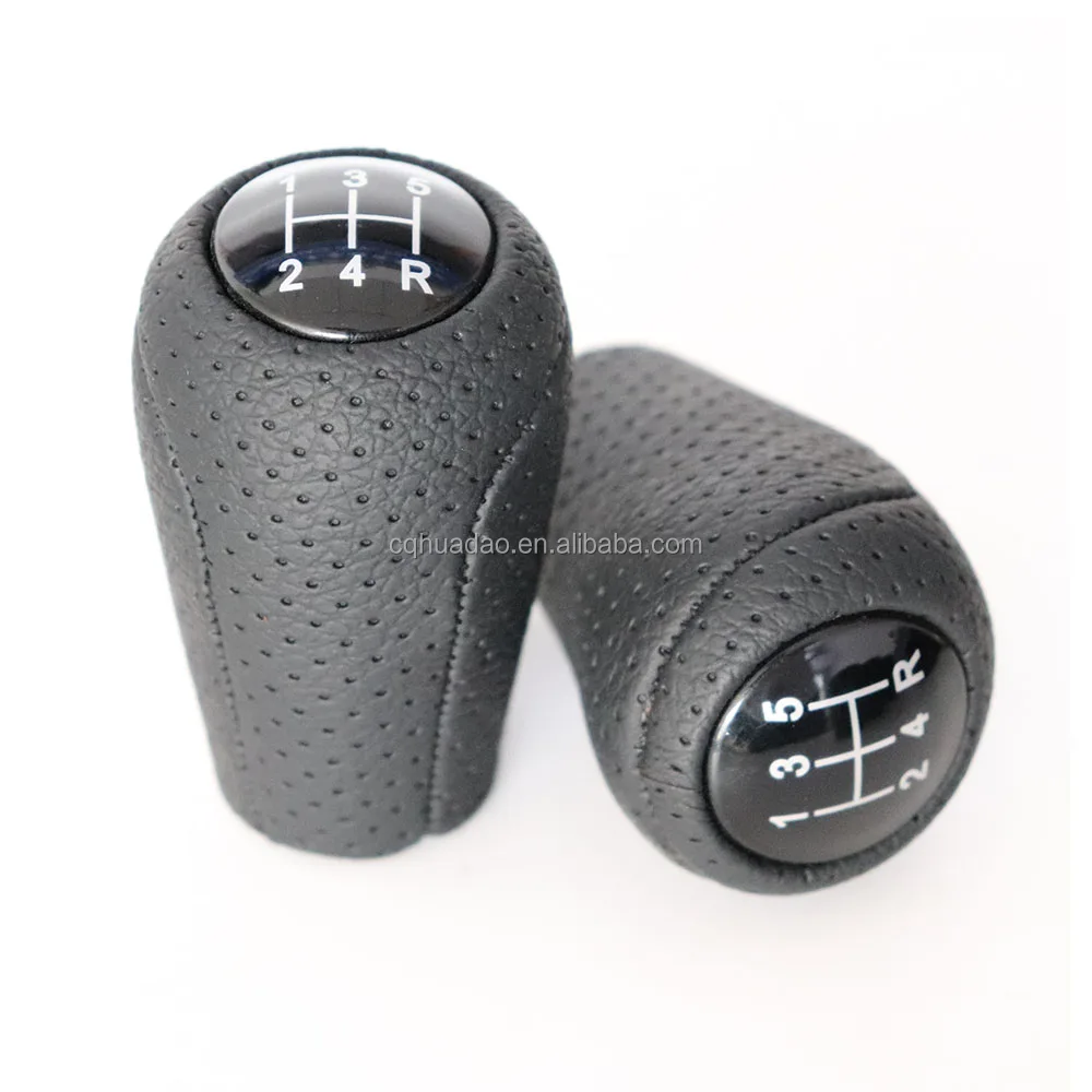 Wholesale Auto Accessory Car Interior Parts Leather Manual Gear Shift Knob Gear Shift Lever Applicable for MAZDA