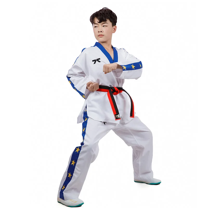 Cheap Customized Taekwondo Uniforms Breathable Plus Size Athletic Training Uniforms/Dobo/Kimono