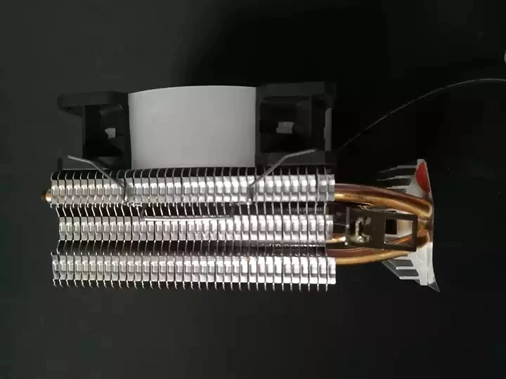 DC 12v pc computer cpu 775 1151 1150 1155 AM amd cpu cooler heatsink radiators 2 heatpipe fan