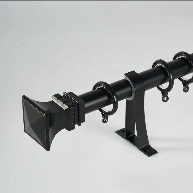 Heavy Weight 6.7 Meters Full Length Aluminum Metal Roman Curtain Rod and Pole Set For Window Curtain